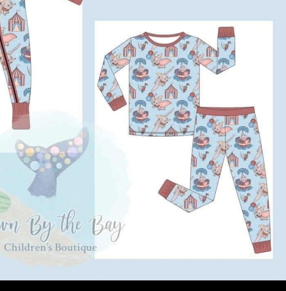 NWT Dumbo Bamboo Pjs - Picture 2 of 2